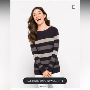 Market and Spruce Sweater- navy